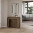 Výsuvná konzole na 211 cm v melaminu v podstatě Made in Italy - Incantesimo Viadurini