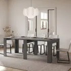 Rozšiřitelná konzole na 211 cm v Melaminových panelech Made in Italy - Principessa Viadurini