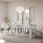 Rozšiřitelná konzole na 211 cm v Melaminových panelech Made in Italy - Principessa Viadurini