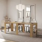 Rozšiřitelná konzole na 211 cm v Melaminových panelech Made in Italy - Principessa Viadurini