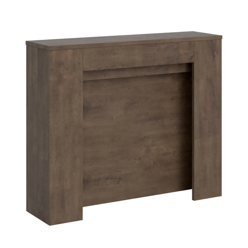 Rozšiřitelná konzole na 211 cm v Melaminových panelech Made in Italy - Principessa Viadurini