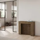 Rozšiřitelná konzole na 211 cm v Melaminových panelech Made in Italy - Principessa Viadurini