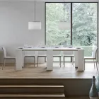 Rozšiřitelná konzole na 299 cm s vnitřními nástavci Made in Italy – přesýpací hodiny Viadurini