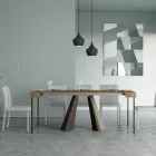 Rozšiřitelná konzole na 300 cm s nohami Bear Finish Made in Italy - Destino Viadurini