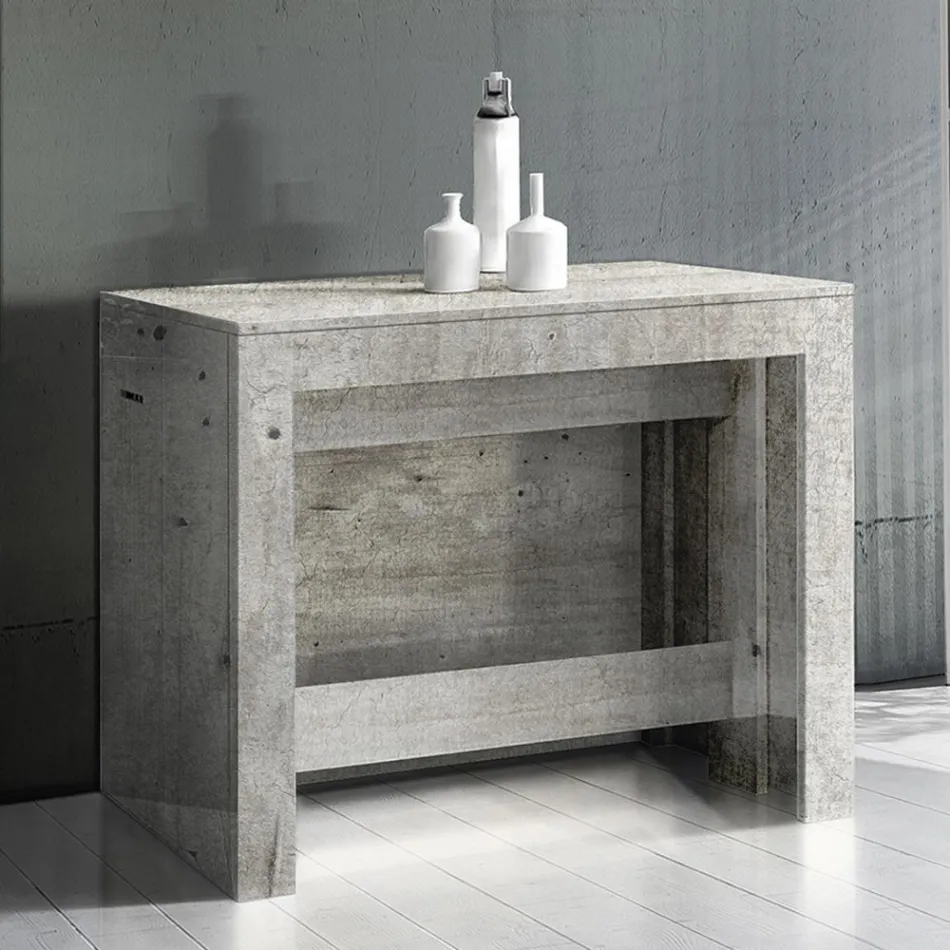 Konzola Výsuvná na 300 cm od vchodu nebo obývacího pokoje ze dřeva - Katharina Viadurini