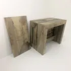 Konzola Výsuvná na 300 cm od vchodu nebo obývacího pokoje ze dřeva - Katharina Viadurini