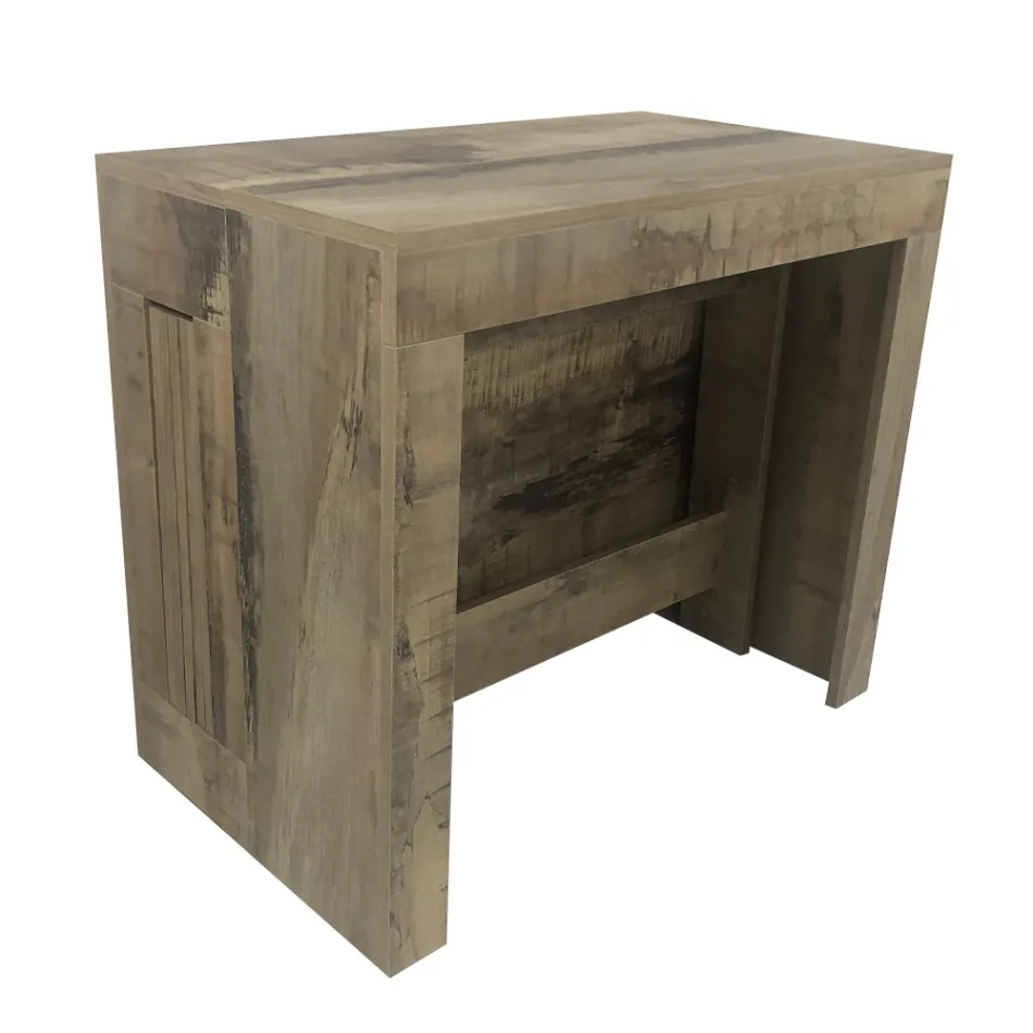 Konzola Výsuvná na 300 cm od vchodu nebo obývacího pokoje ze dřeva - Katharina Viadurini