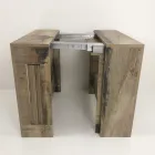 Konzola Výsuvná na 300 cm od vchodu nebo obývacího pokoje ze dřeva - Katharina Viadurini