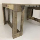 Konzola Výsuvná na 300 cm od vchodu nebo obývacího pokoje ze dřeva - Katharina Viadurini