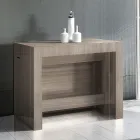 Konzola Výsuvná na 300 cm od vchodu nebo obývacího pokoje ze dřeva - Katharina Viadurini