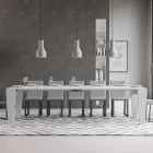 Výsuvná konzole na 300 cm ze dřeva Made in Italy - trůn Viadurini