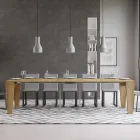 Výsuvná konzole na 300 cm ze dřeva Made in Italy - trůn Viadurini