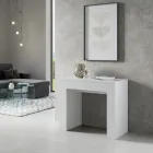 Rozšiřitelná konzole na 307 cm z dřevěných mikročástic Made in Italy - Corona Viadurini