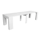 Rozšiřitelná konzole na 307 cm z dřevěných mikročástic Made in Italy - Corona Viadurini