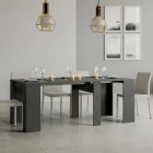 Rozšiřitelná konzole na 308 cm s centrální podporou Made in Italy - Oracle Viadurini