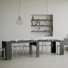 Rozšiřitelná konzole na 308 cm s centrální podporou Made in Italy - Oracle Viadurini