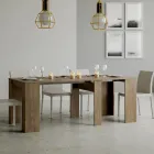 Rozšiřitelná konzole na 308 cm s centrální podporou Made in Italy - Oracle Viadurini