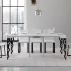 Rozšiřitelná konzole s moderními železnými nohami Made in Italy - Palazzo Viadurini