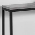 Roztažitelná konzola s horní částí z melaminu a základnou z lakovaného kovu - Adino Viadurini