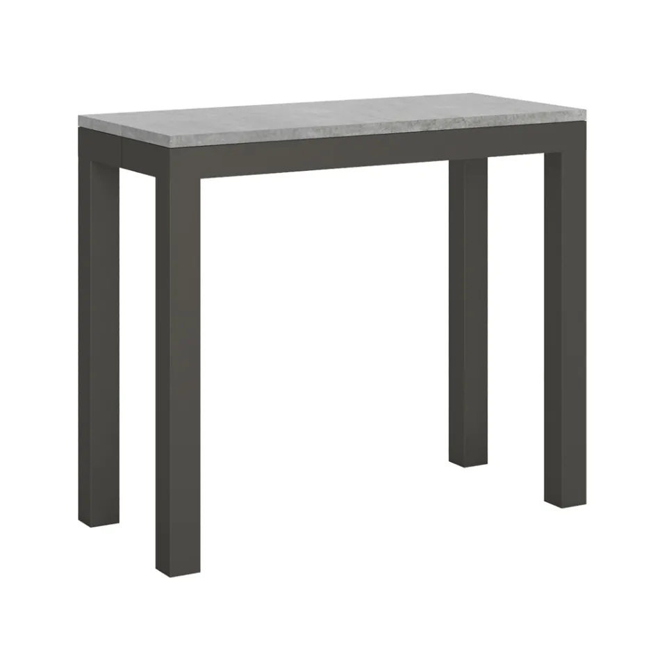 Rozšiřitelná konzola moderního designu ze dřeva a železa Made in Italy – nikdy Viadurini