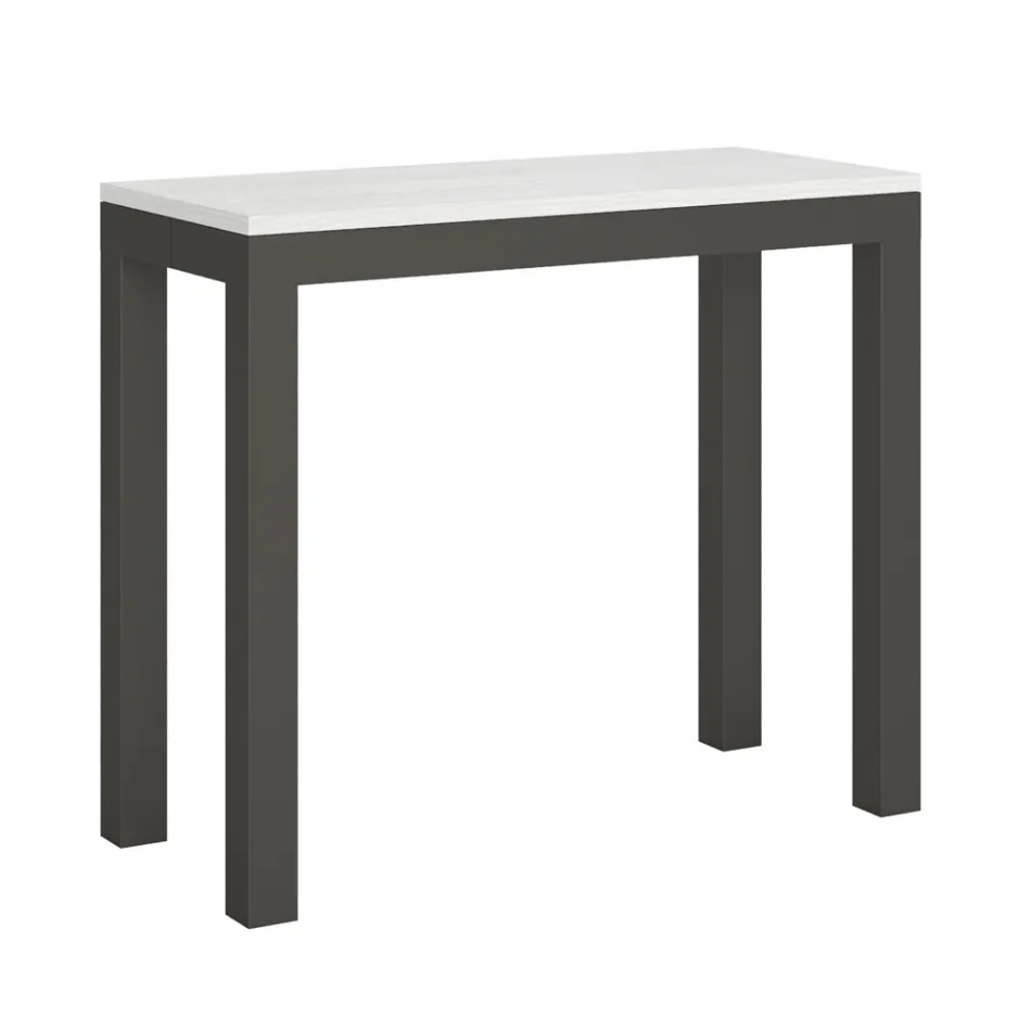 Rozšiřitelná konzole moderního designu ze dřeva a železa Made in Italy – nikdy Viadurini