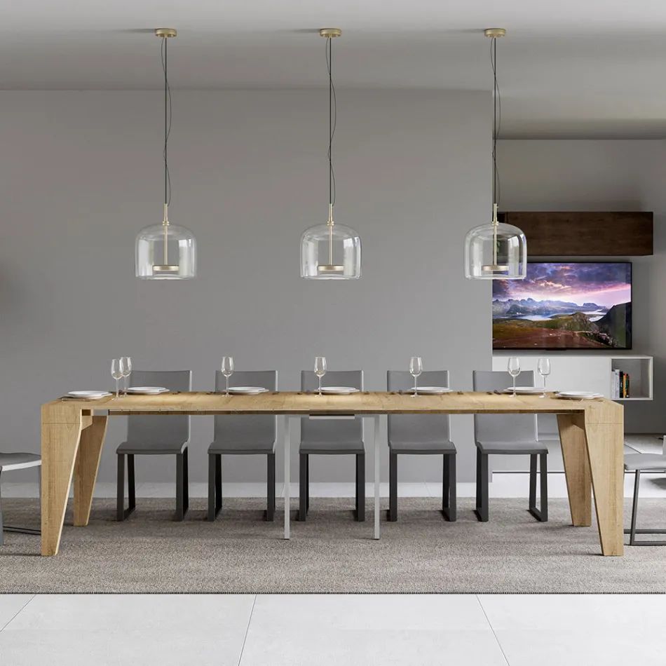 Rozšiřitelná konzole k dispozici ve 2 různých velikostech Made in Italy - Grifone Viadurini