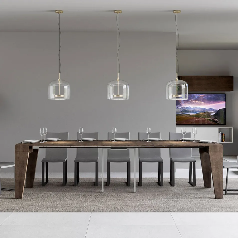 Rozšiřitelná konzole k dispozici ve 2 různých velikostech Made in Italy - Grifone Viadurini