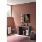 Výsuvná konzola až 290 cm s dřevěnou deskou Made in Italy - Seregno Viadurini