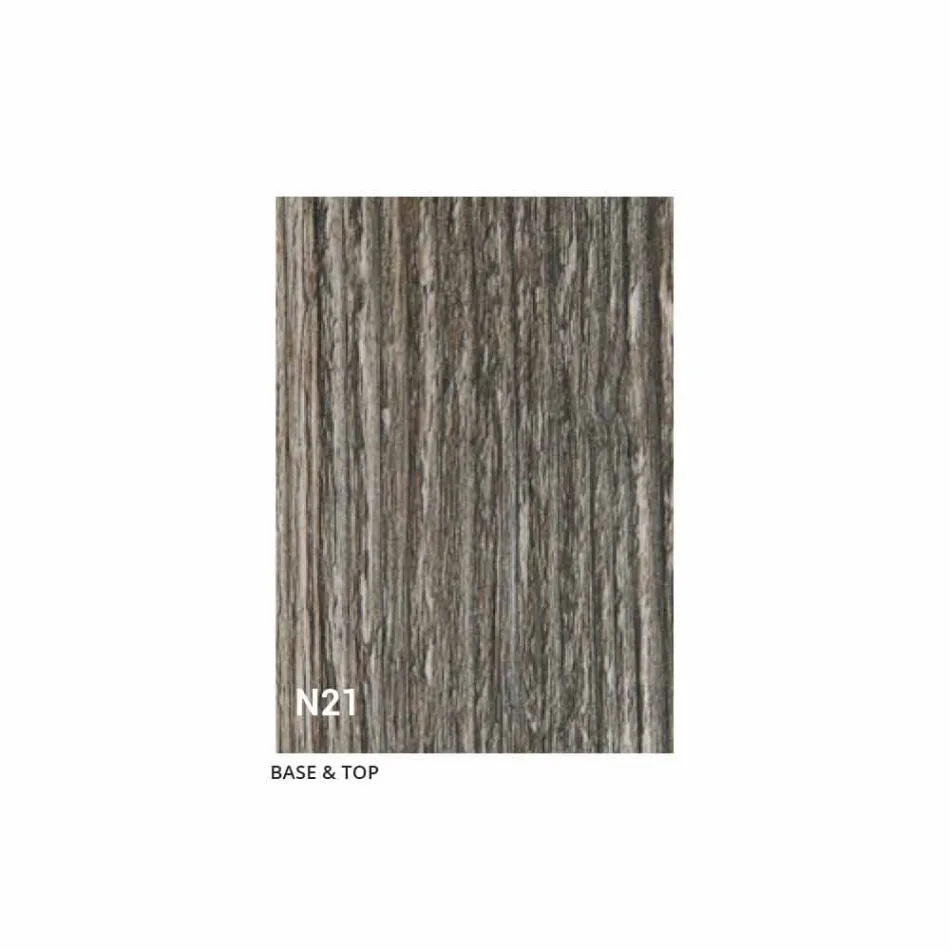 Výsuvná konzola až 290 cm s dřevěnou deskou Made in Italy - Seregno Viadurini