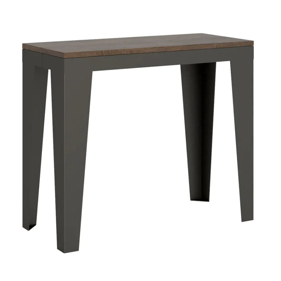 Rozšiřitelná konzole až na 300 cm z dřevěných mikročástic Made in Italy – Flamber Viadurini