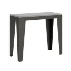 Rozšiřitelná konzole až na 300 cm z dřevěných mikročástic Made in Italy – Flamber Viadurini