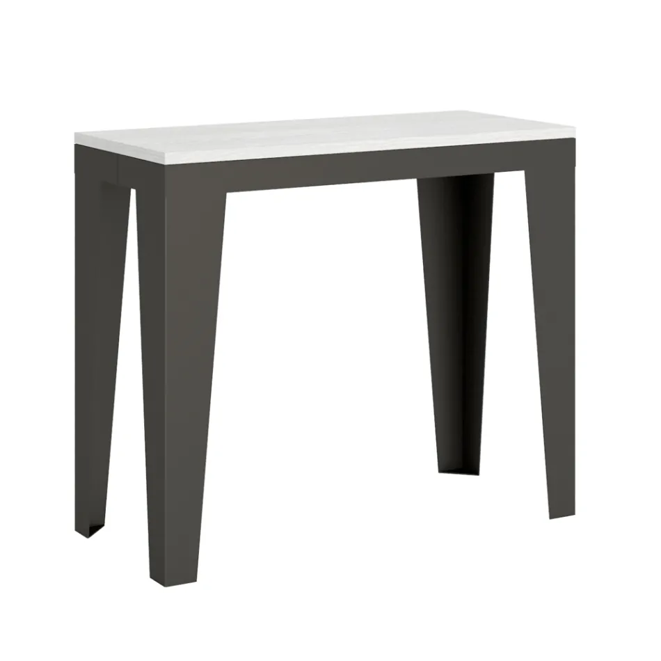 Rozšiřitelná konzole až na 300 cm z dřevěných mikročástic Made in Italy – Flamber Viadurini