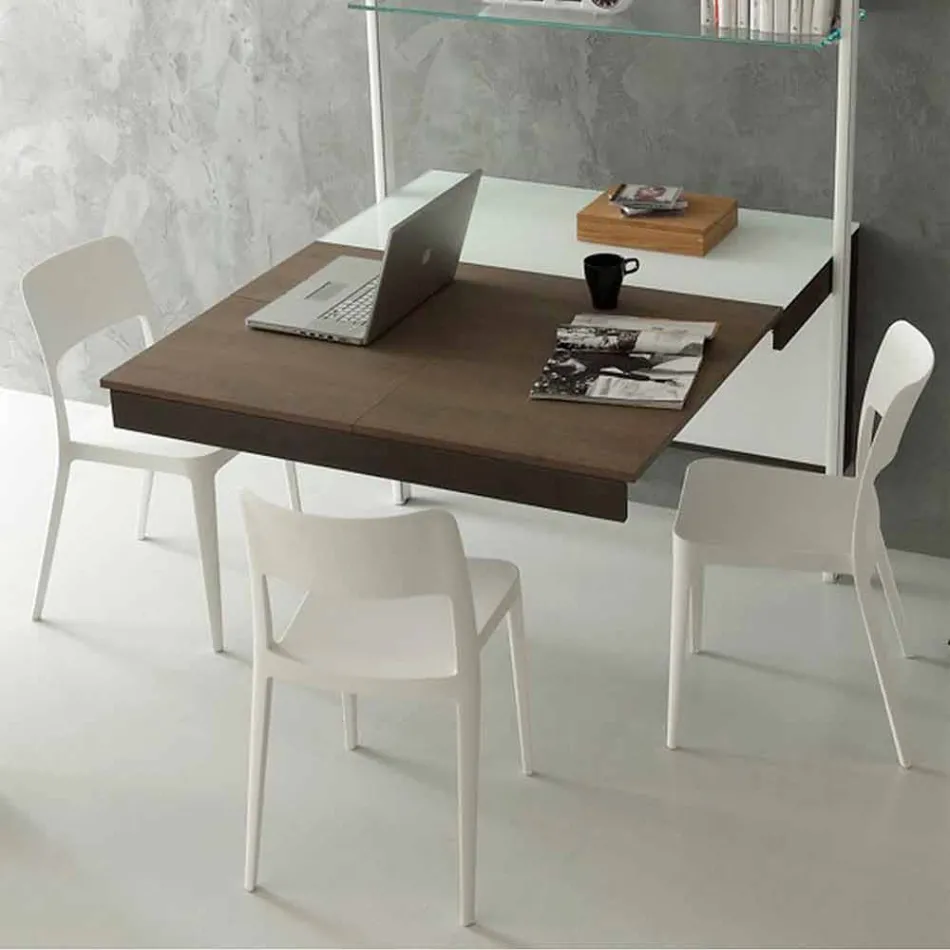 Rozšiřitelná krystalová konzola s kovovou strukturou vyrobená v Itálii - jód Viadurini