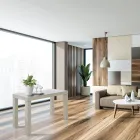 Výsuvná konzole z jasanového dřeva s nástavci Made in Italy - Gandalf Viadurini