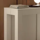 Výsuvný konzola melamin otevřenými póry bílá skládací Bosa Viadurini