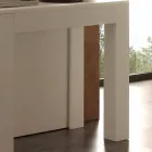 Výsuvný konzola melamin otevřenými póry bílá skládací Bosa Viadurini