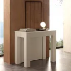 Výsuvný konzola melamin otevřenými póry bílá skládací Bosa Viadurini