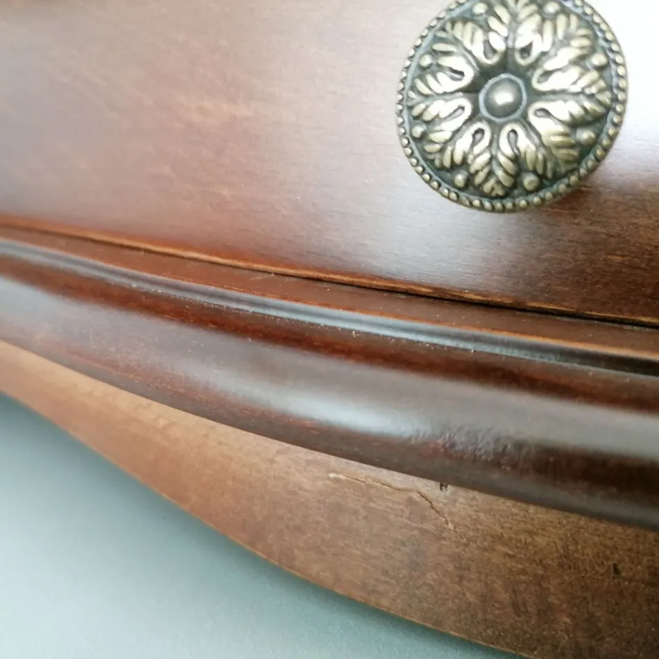 Dřevěná závěsná konzole Bassano Made in Italy - Tinia Viadurini