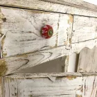 Ručně vyráběná konzole z masivního jedlového dřeva vyrobená v Itálii - Carminia Viadurini