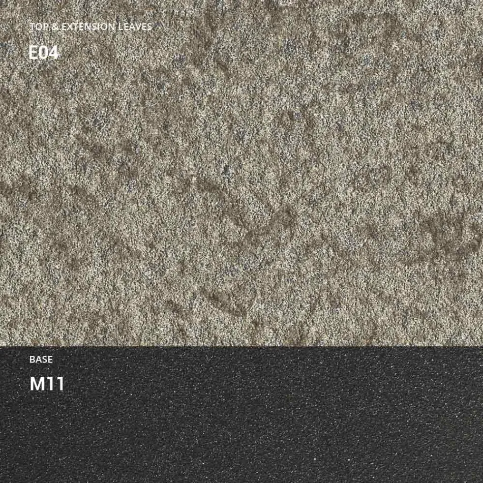 Konzole s deskou Mortar Effect a kovovou základnou Made in Italy - Timedio Viadurini