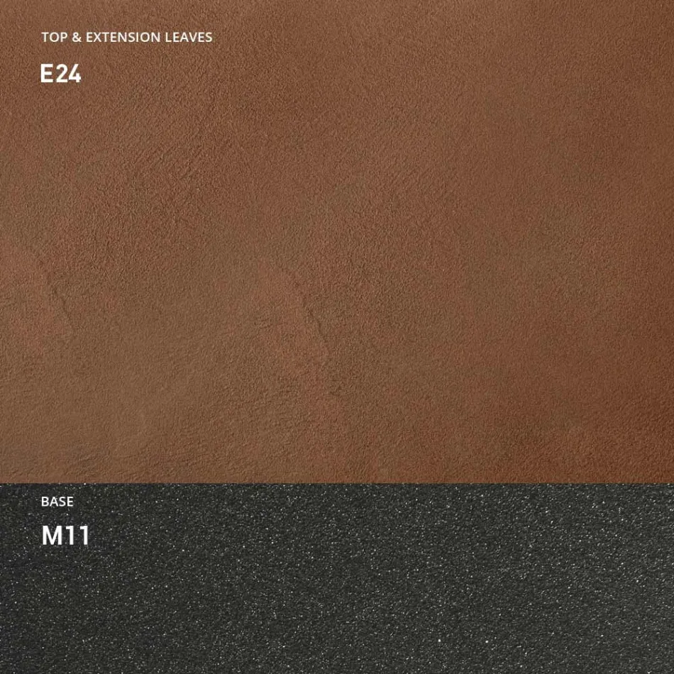 Konzole s deskou Mortar Effect a kovovou základnou Made in Italy - Timedio Viadurini