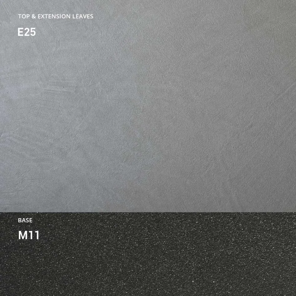 Konzole s deskou Mortar Effect a kovovou základnou Made in Italy - Timedio Viadurini