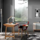 Konzole s PC stolem z MDF a dřeva - fotbal Viadurini