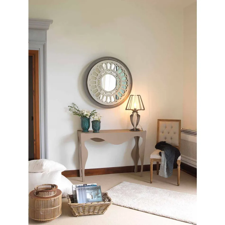 Moderní design obývacího pokoje konzole v barevné železo vyrobené v Itálii - Gertrude Viadurini