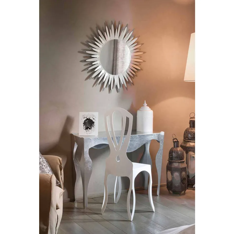 Moderní design obývacího pokoje konzole v barevné železo vyrobené v Itálii - Gertrude Viadurini