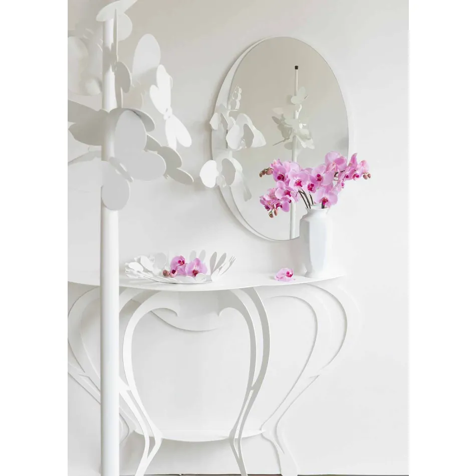 Moderní styl konzole v barevné železo vyrobené v Itálii - Barbata Viadurini