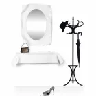 Konzole moderní design v bílé plexiskla zahalené Wish Viadurini