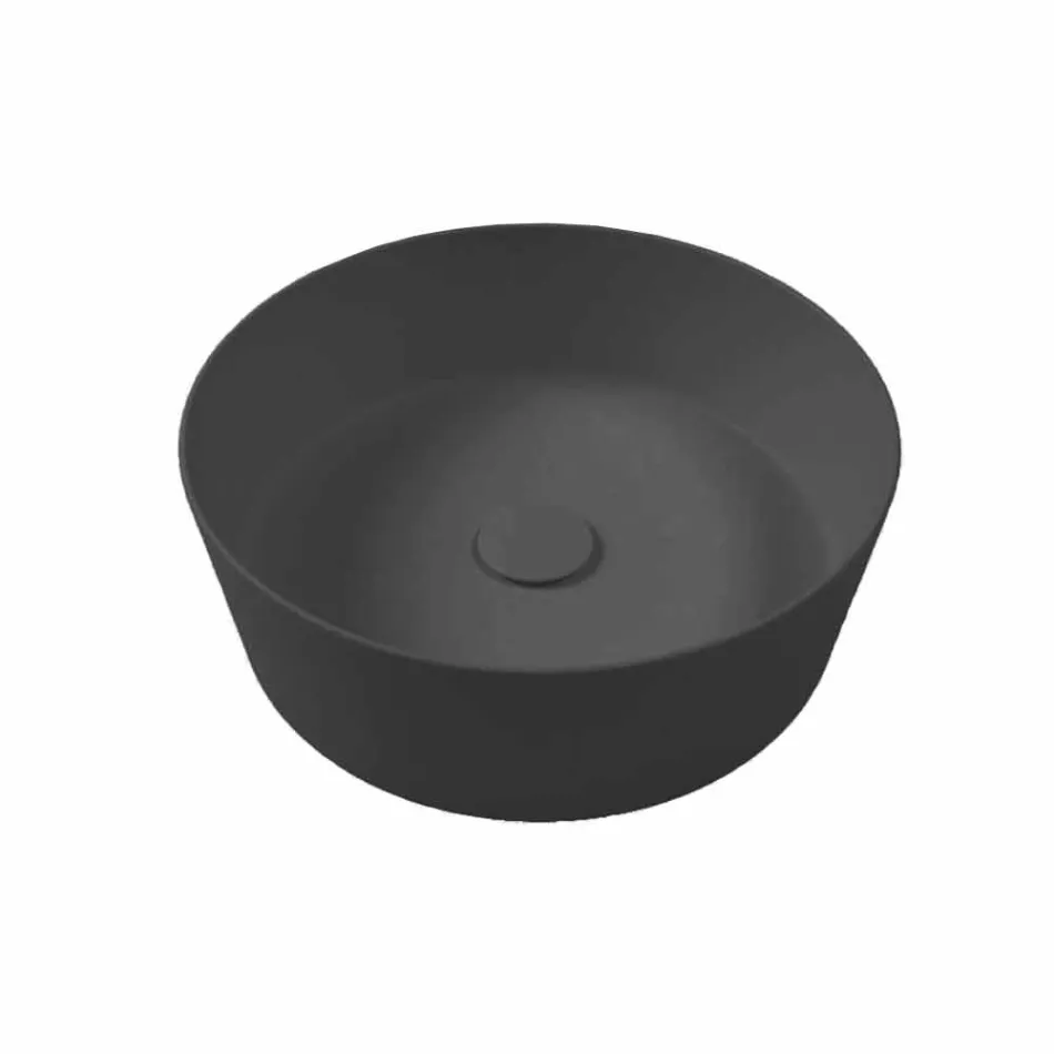 Konzola a police do koupelny v Gresu a umyvadlo ve Vetrochině, 4 barvy - Rametina Viadurini