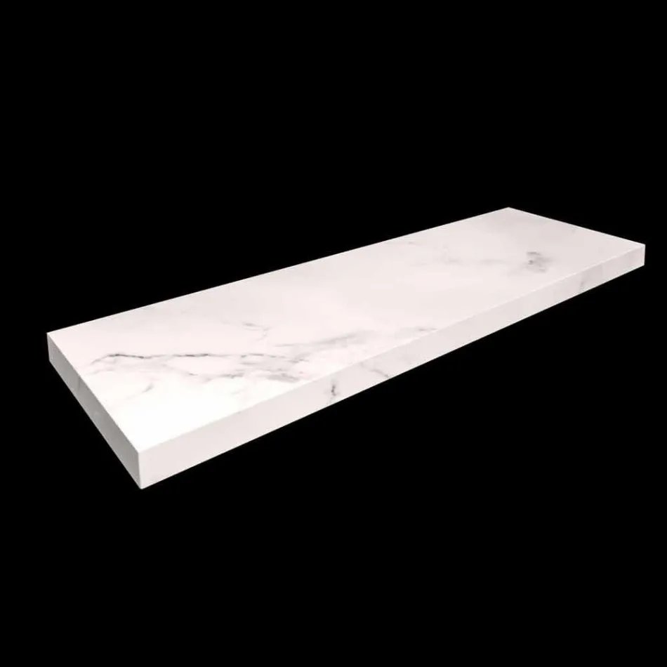 Konzola a police do koupelny v Gresu a umyvadlo ve Vetrochině, 4 barvy - Rametina Viadurini