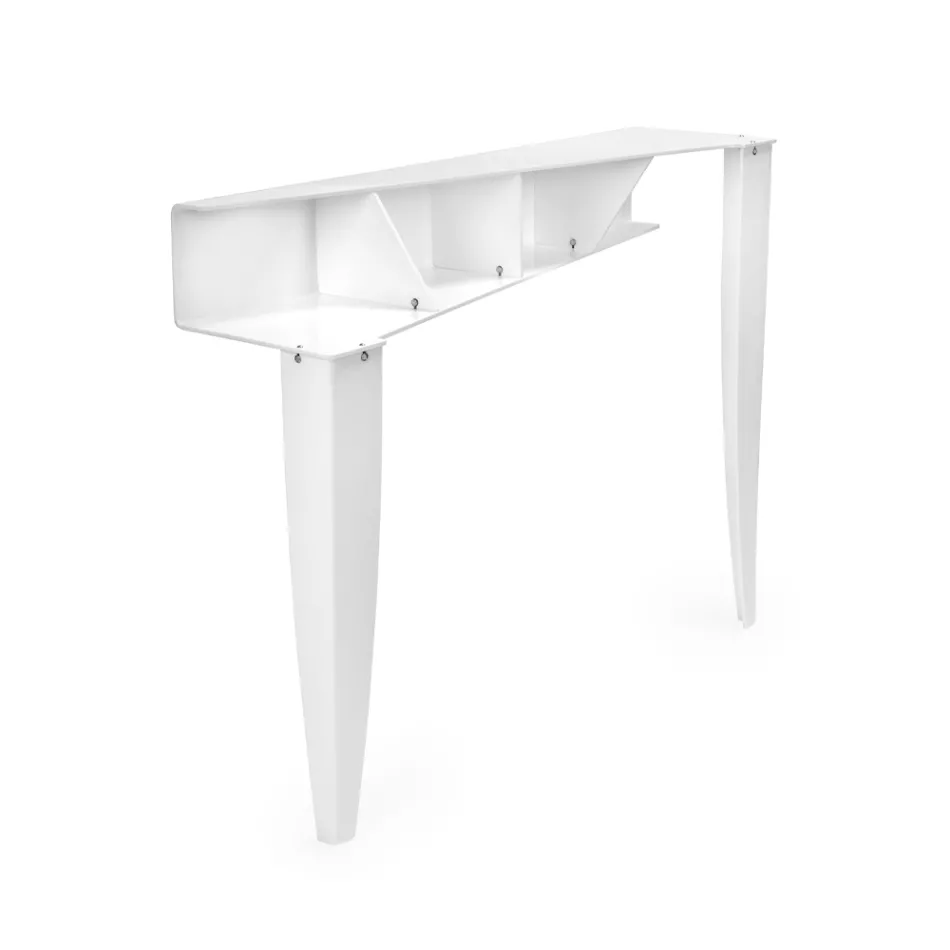 Pevná konzole se 4 přihrádkami na ukládání objektů z PMMA Made in Italy - Aladdin Viadurini